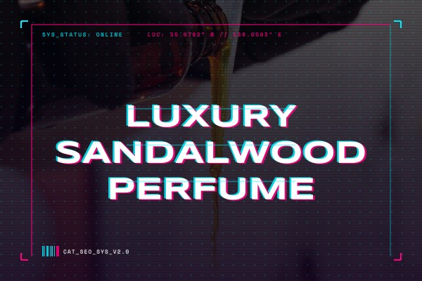 luxury sandalwood perfume