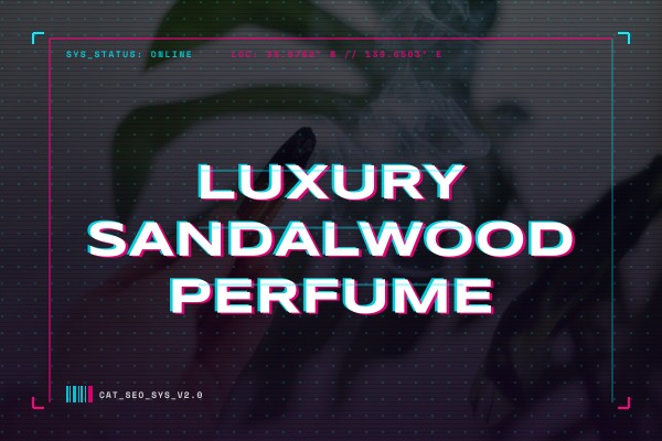 luxury sandalwood perfume
