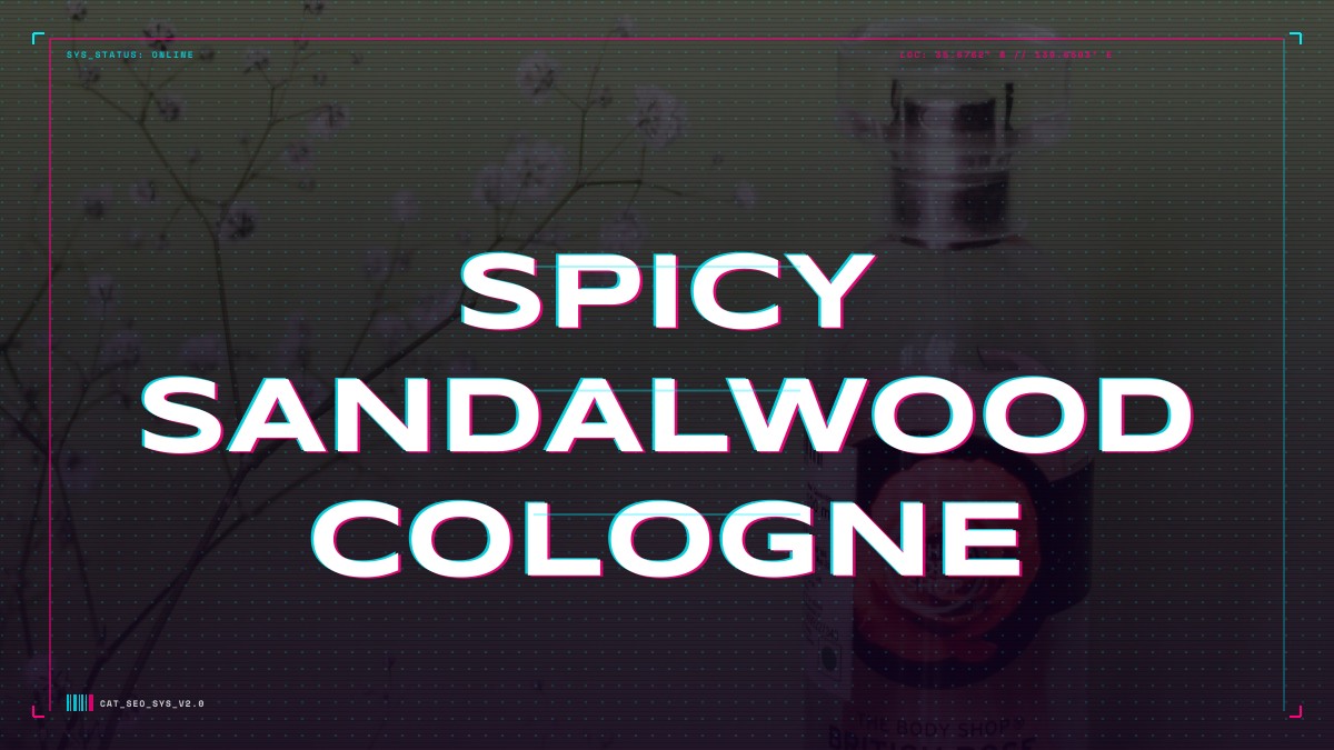 spicy sandalwood cologne