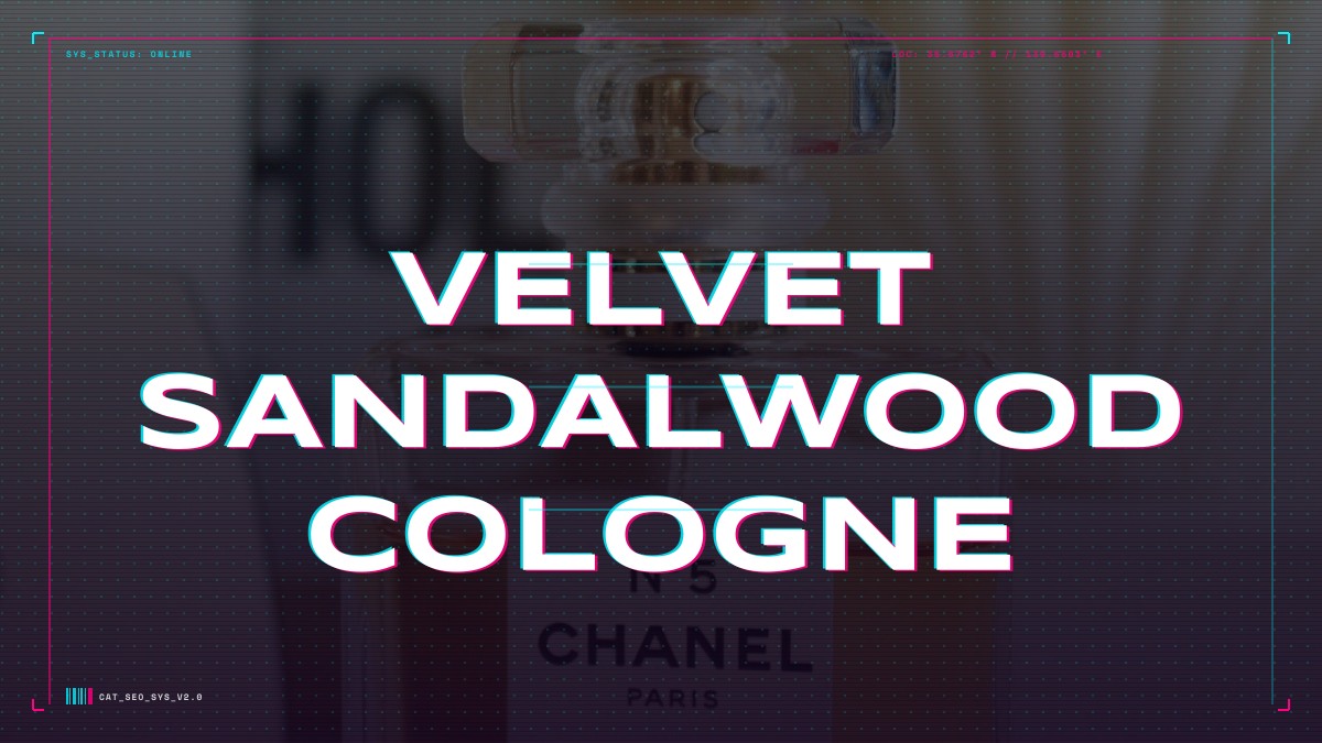 velvet sandalwood cologne